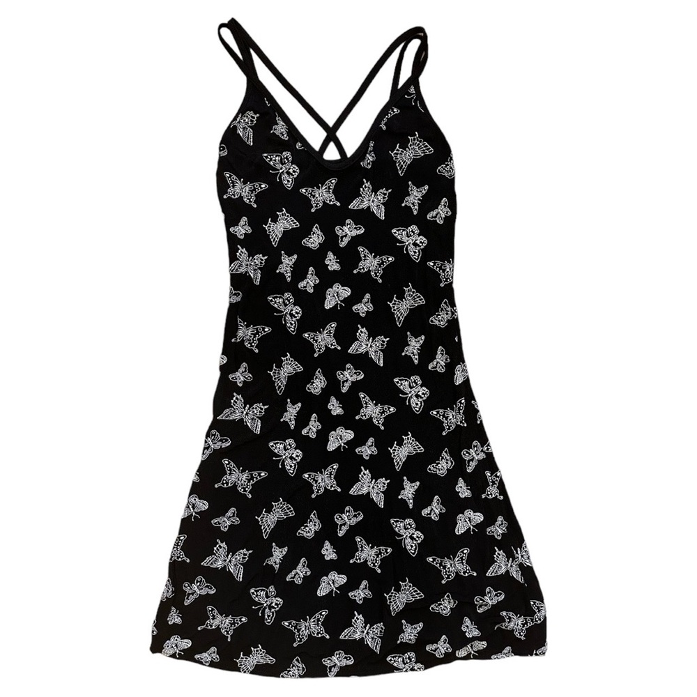 90's Vintage​ Butterfly Mini Dress